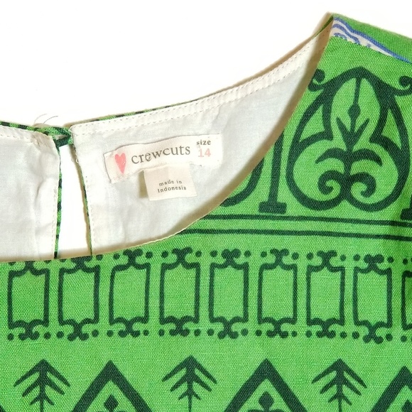 J. Crew Crewcuts Hieroglyphic Keyhole Shift Dress - Picture 4 of 8